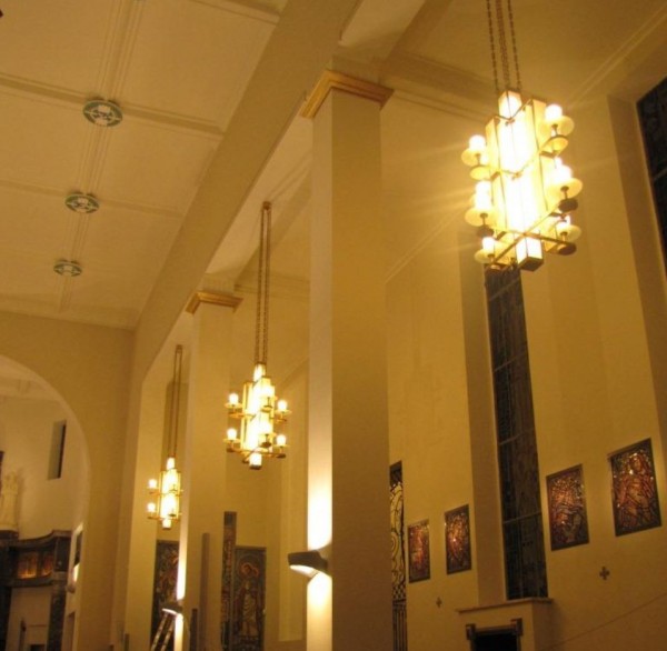 Oświetlenie wnętrza Kościoła pw. Św. Jana Bosko w Sokołowie Podlaskim